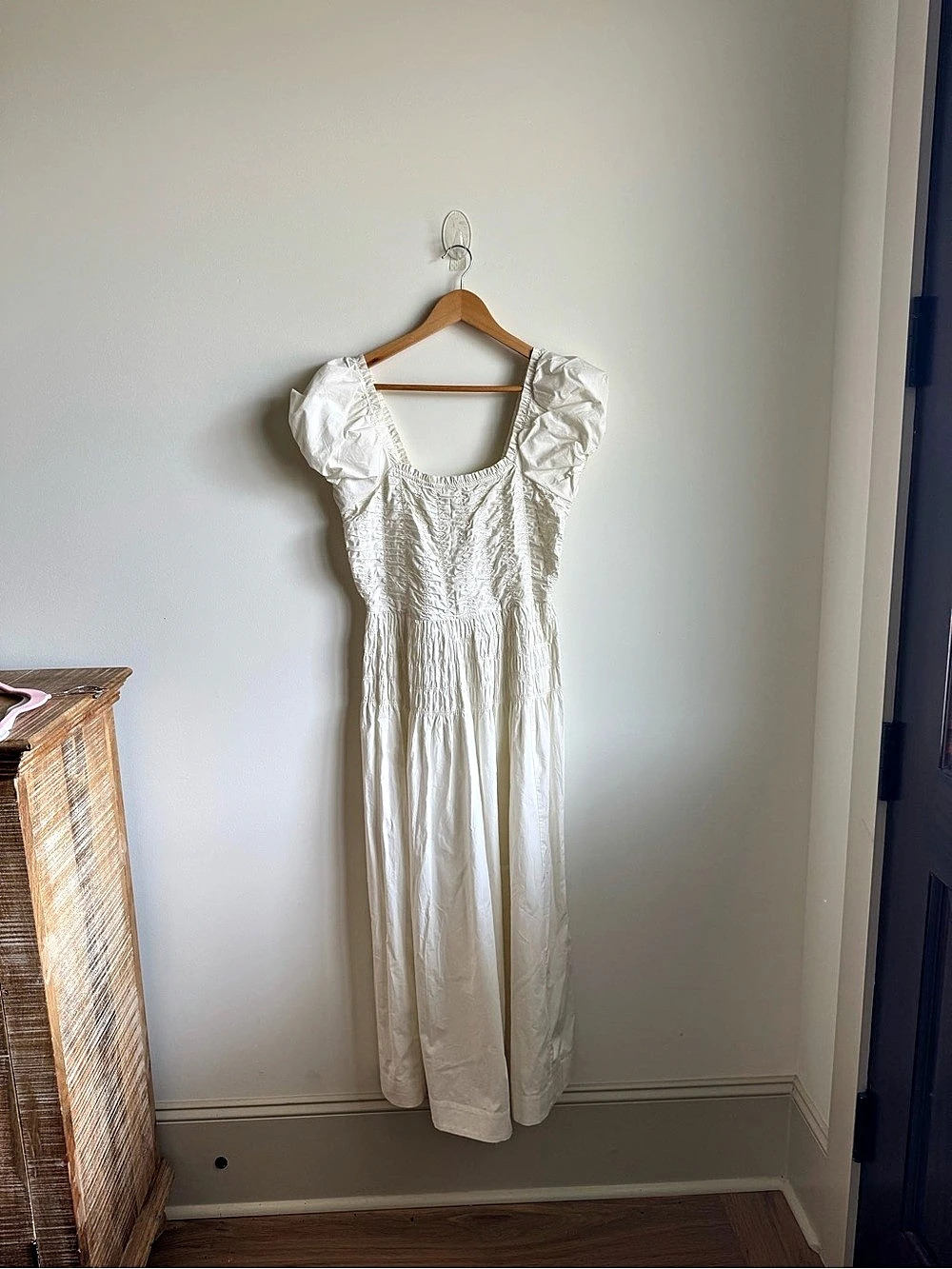 DOEN Katerina Dress Maxi Dress in White Size Large NWT